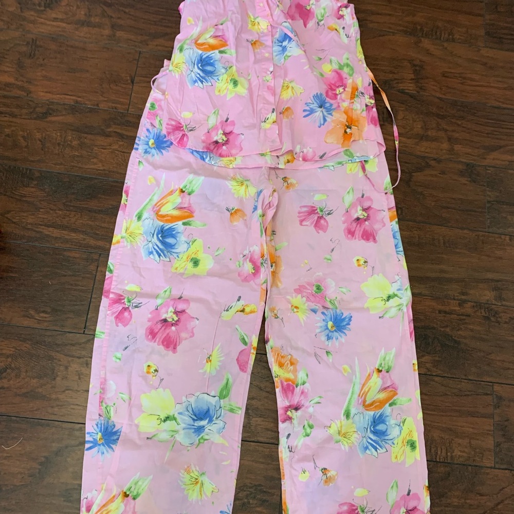 Lauren Ralph Lauren Multicolor Floral Pajama Set